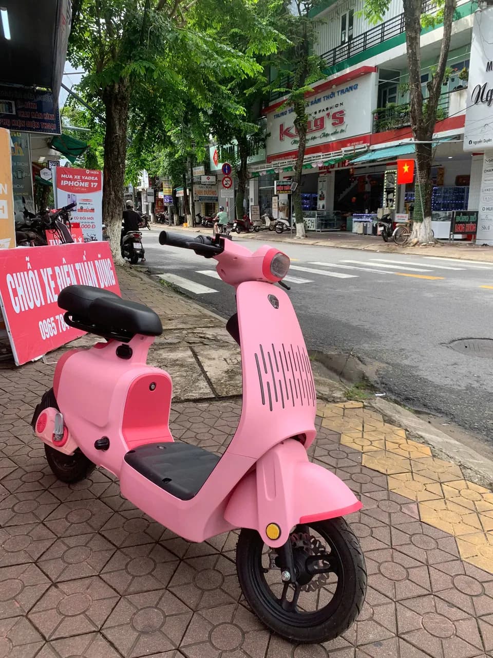 Xe điện V1 – Hồng – ảnh 1