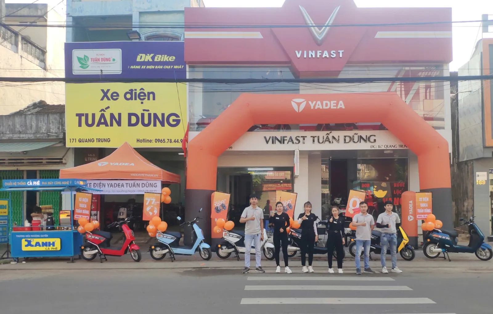Ngày hội lái thử xe điện Yadea tại Xe Điện Tuấn Dũng